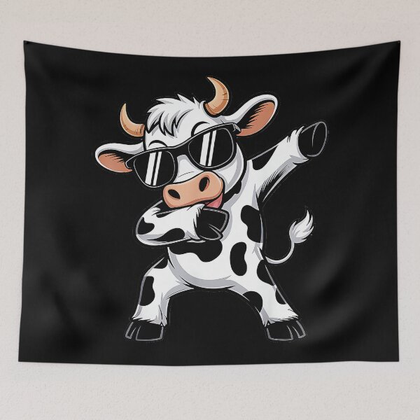 Item preview, Funny Dabbing Cow Sunglasses Farm Animal designed and sold by Hugosploosh.