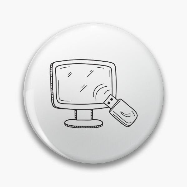 Item preview, A USB flash drive plugged into the side of a computer designed and sold by rasagamastore.