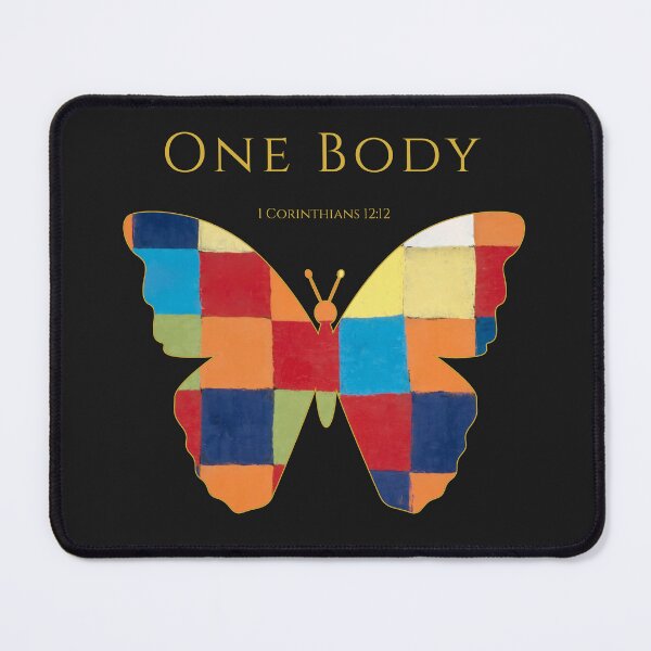 Item preview, ONE BODY | Christian Butterfly | 1 Corinthians 12:12 designed and sold by KittenAndCo.