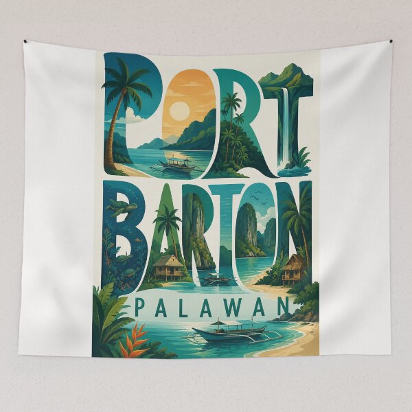 Item preview, Port Barton Palawan Philippines Tropical Island Paradise designed and sold by Places On Earth.