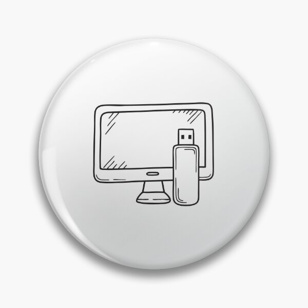 Item preview, A computer port with a USB drive connected designed and sold by rasagamastore.