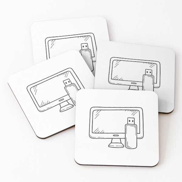 Item preview, A computer port with a USB drive connected designed and sold by rasagamastore.