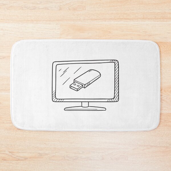 Item preview, A USB flash drive connected to the TV port under the screen designed and sold by rasagamastore.