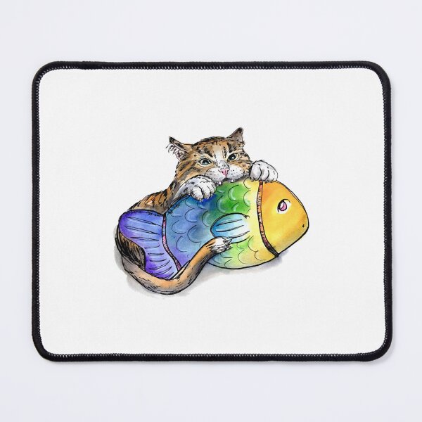 Item preview, Cat Fangs Funny Tabby Kitten Citrus Fruit Smile Design designed and sold by sketchcadete.