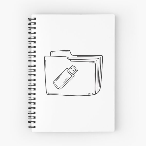 Item preview, A USB drive lying on top of a folder labeled documents designed and sold by rasagamastore.