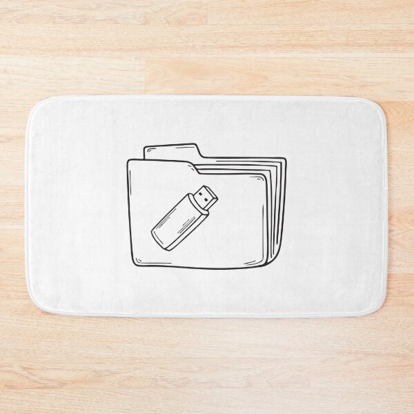 Item preview, A USB drive lying on top of a folder labeled documents designed and sold by rasagamastore.