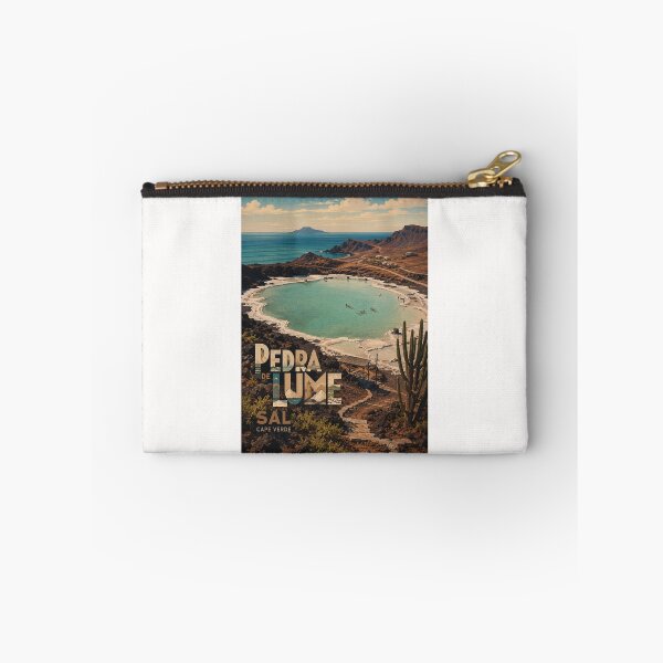 Item preview, Pedra de Lume Sal Cape Verde Salt Crater Lagoon designed and sold by Places On Earth.