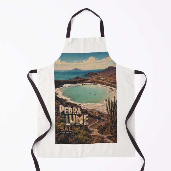 Item preview, Pedra de Lume Sal Cape Verde Salt Crater Lagoon designed and sold by Places On Earth.