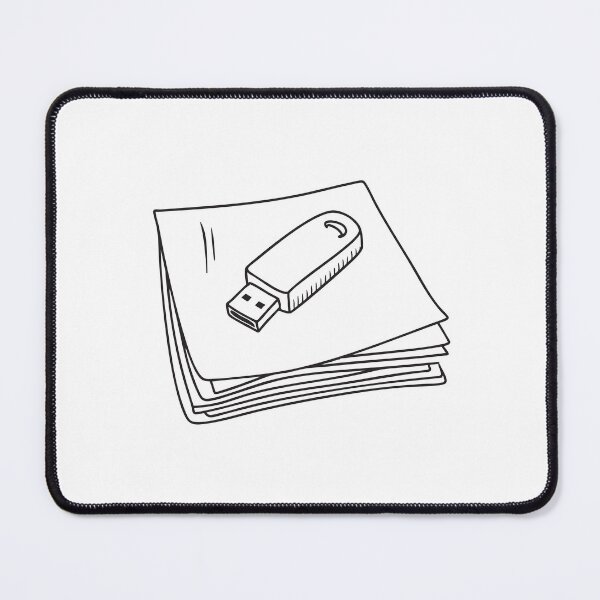 Item preview, A folder marked documents with a USB stick on it designed and sold by rasagamastore.