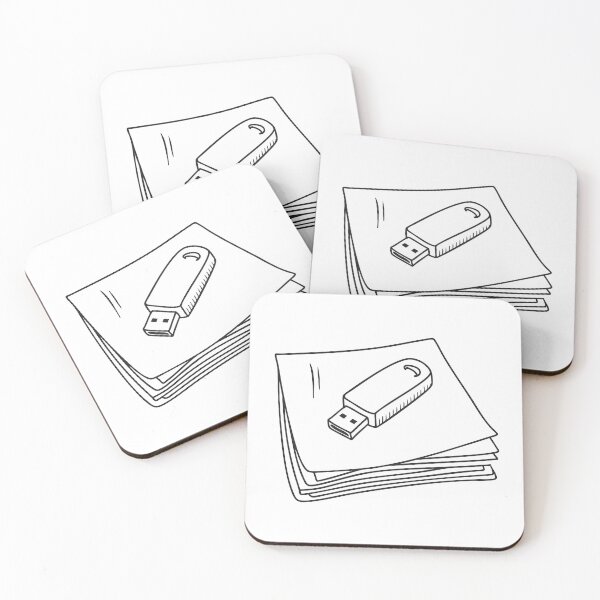 Item preview, A folder marked documents with a USB stick on it designed and sold by rasagamastore.