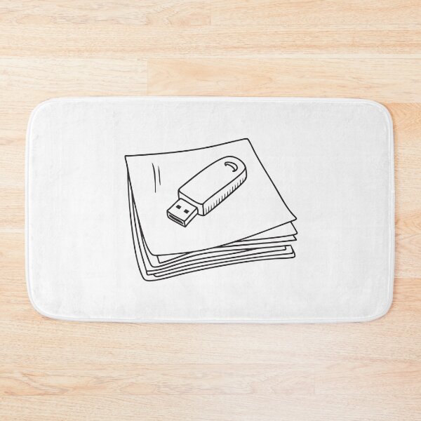 Item preview, A folder marked documents with a USB stick on it designed and sold by rasagamastore.