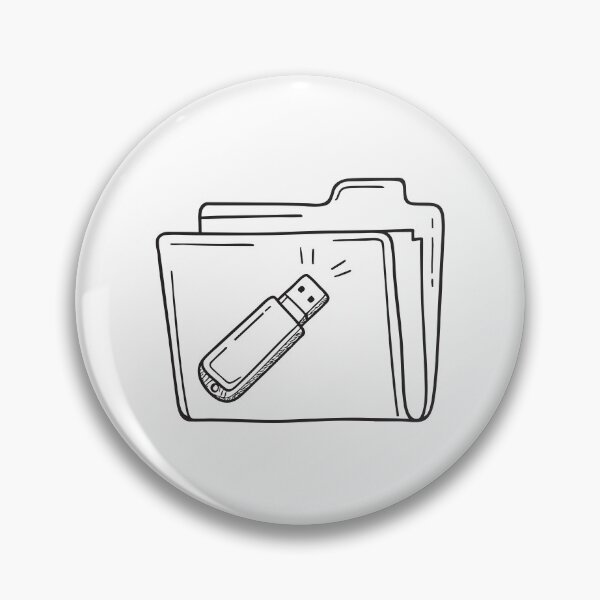 Item preview, A USB flash drive resting on a labeled documents folder designed and sold by rasagamastore.