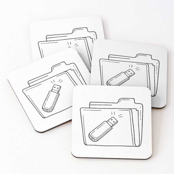 Item preview, A USB flash drive resting on a labeled documents folder designed and sold by rasagamastore.