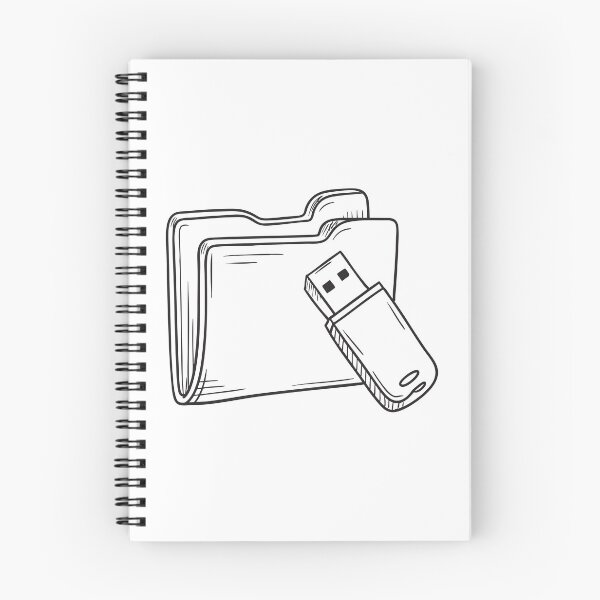 Item preview, A USB stick placed on a folder titled documents designed and sold by rasagamastore.