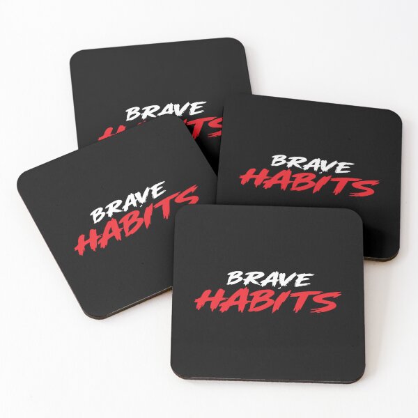 Item preview, Brave Habits T-Shirt  Funny Introvert Humor Minimal Typography Design designed and sold by Artimax-Studio.