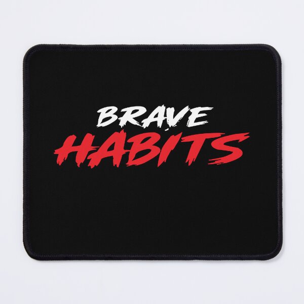 Item preview, Brave Habits T-Shirt  Funny Introvert Humor Minimal Typography Design designed and sold by Artimax-Studio.