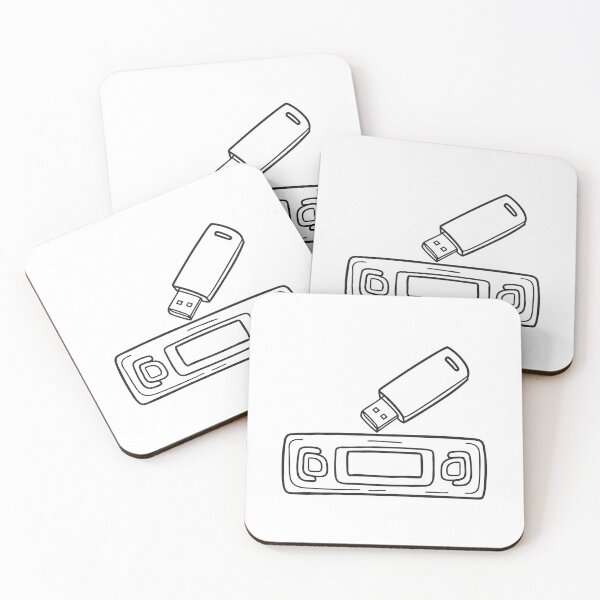 Item preview, A USB flash drive extending from the stereo slot in a car designed and sold by rasagamastore.