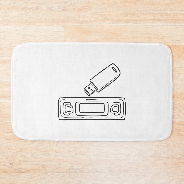 Item preview, A USB flash drive extending from the stereo slot in a car designed and sold by rasagamastore.