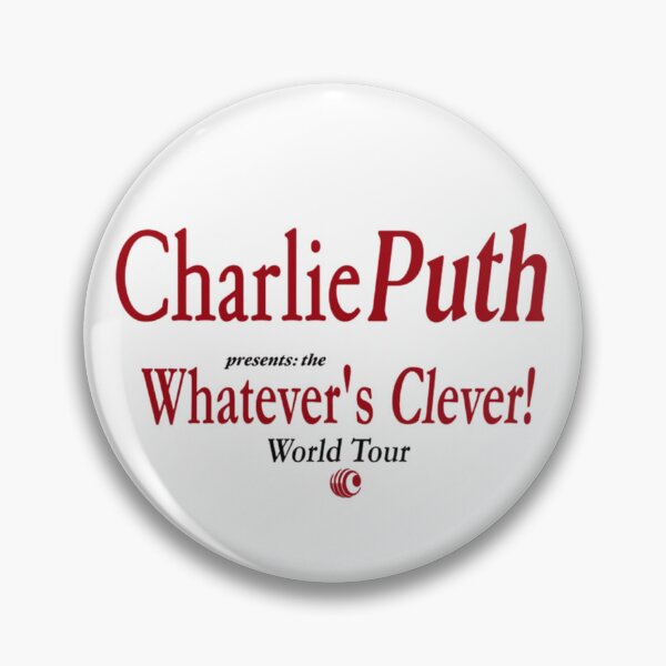 Item preview, Charlie Puth Whatever's Clever World Tour 2026 Concert designed and sold by GloomWood.
