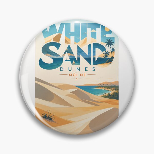 Item preview, White Sand Dunes Mũi Né Bình Thuận Vietnam Coast designed and sold by Places On Earth.