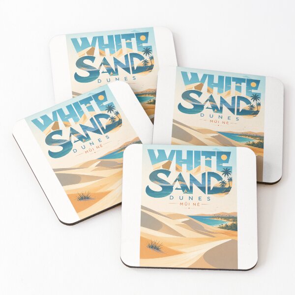 Item preview, White Sand Dunes Mũi Né Bình Thuận Vietnam Coast designed and sold by Places On Earth.
