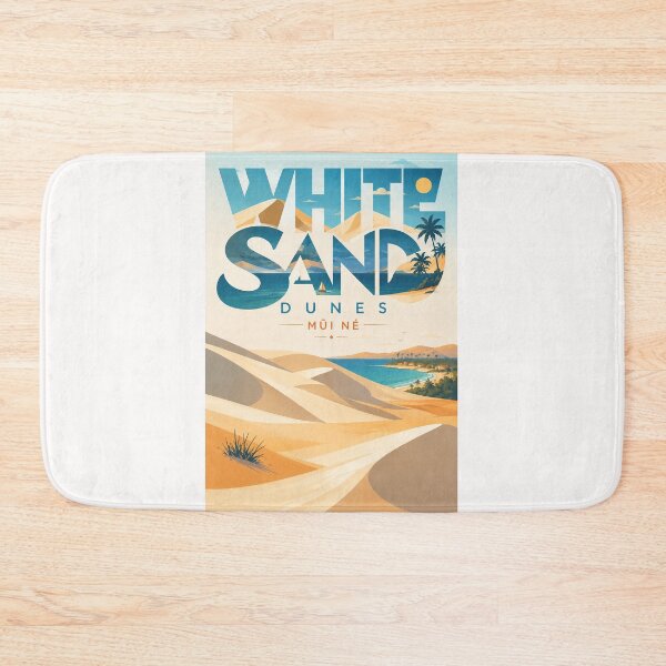 Item preview, White Sand Dunes Mũi Né Bình Thuận Vietnam Coast designed and sold by Places On Earth.