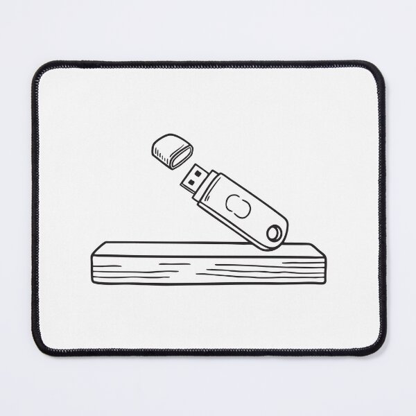 Item preview, A capless USB drive resting on a wooden shelf designed and sold by rasagamastore.