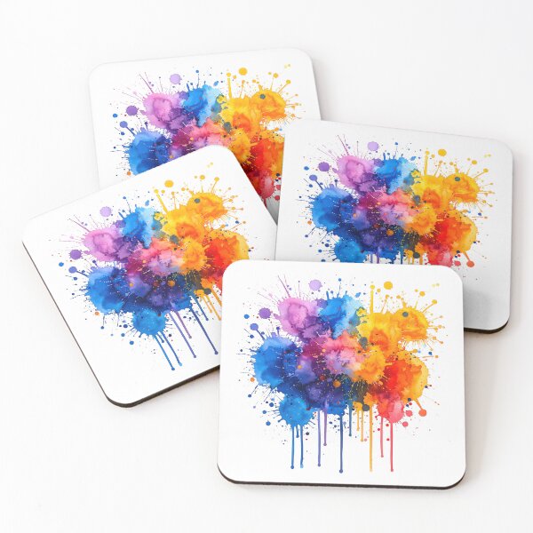 Item preview, Vibrant Watercolor Paint Splatter  designed and sold by BetweenForms.