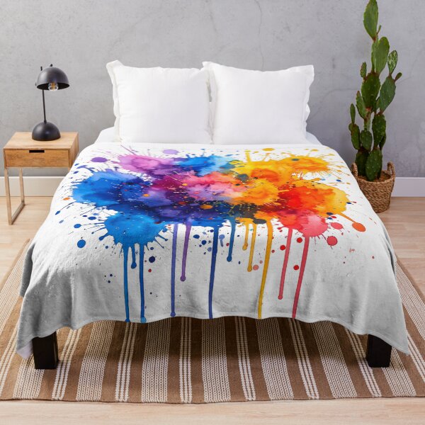 Item preview, Vibrant Watercolor Paint Splatter designed and sold by BetweenForms.