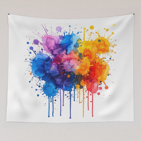 Item preview, Vibrant Watercolor Paint Splatter  designed and sold by BetweenForms.