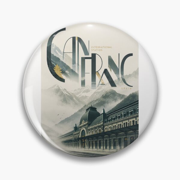 Item preview, Canfranc International Railway Station Aragón Spanish Pyrenees designed and sold by Places On Earth.