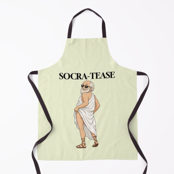 Item preview, Socra-Tease Funny Philosophy Socrates Philosophy Pun designed and sold by RockFireMerch.