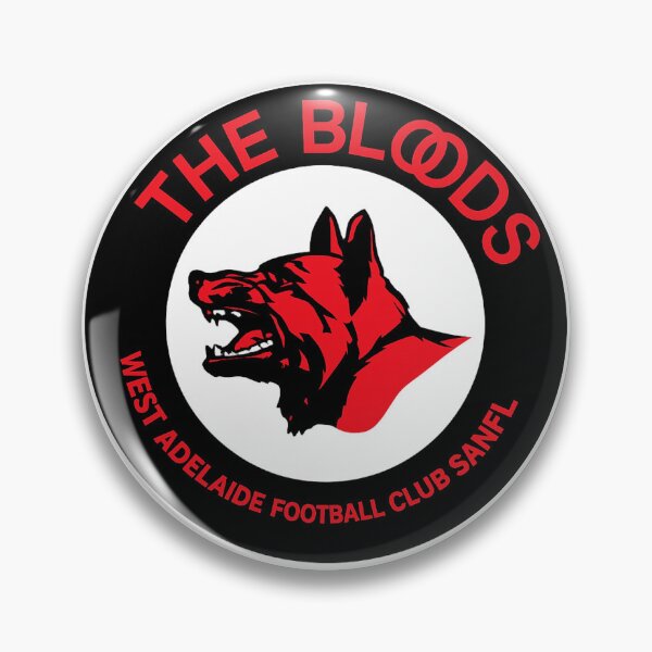 Item preview, West Adelaide SANFL Football Classic Retro Logo designed and sold by Luke Foran Sports Art.