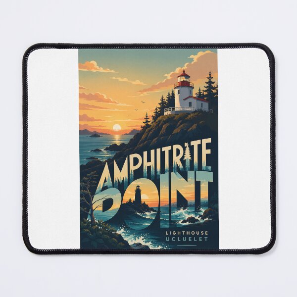 Item preview, Amphitrite Point Lighthouse Ucluelet Vancouver Island British Columbia designed and sold by Places On Earth.