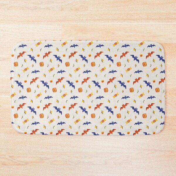 Item preview, Cute Halloween Bats And Candy Pattern designed and sold by Panna Limon Store.