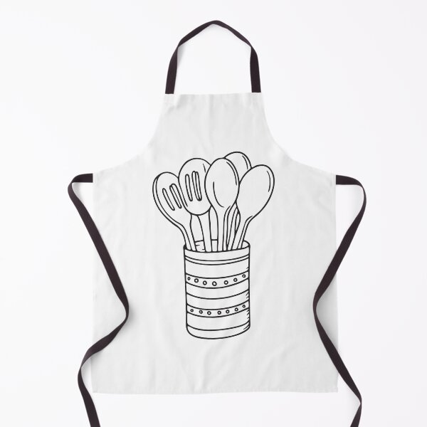 Item preview, A container of wooden spoons resting on the counter designed and sold by rasagamastore.