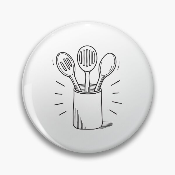 Item preview, Wooden spoons stored inside a kitchen utensil holder designed and sold by rasagamastore.