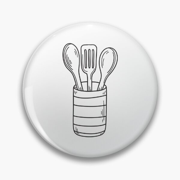 Item preview, A utensil holder filled with wooden cooking tools designed and sold by rasagamastore.