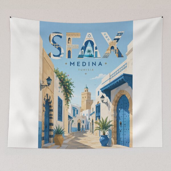 Item preview, Sfax Medina Tunisia Historic Old City North Africa designed and sold by Places On Earth.