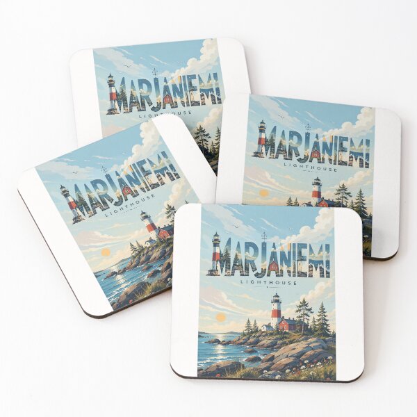 Item preview, Marjaniemi Lighthouse Rocky Coast Finland Baltic Sea Landmark designed and sold by Places On Earth.