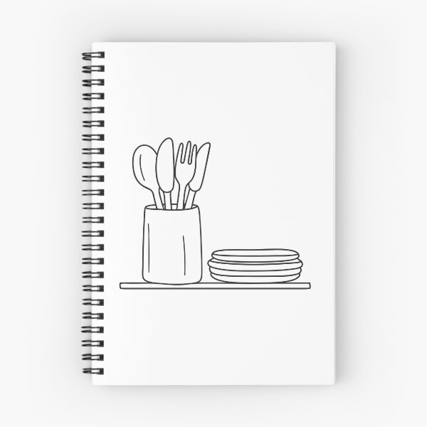 Item preview, Cutlery standing in a holder next to a dish drainer designed and sold by rasagamastore.