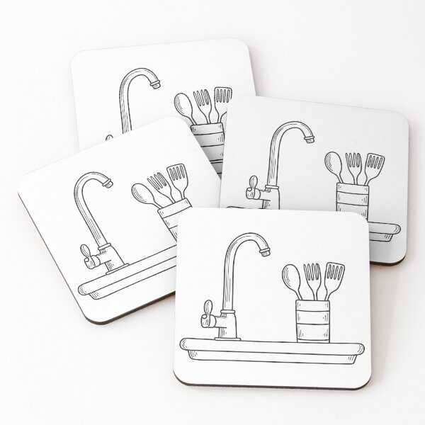 Item preview, A utensil holder positioned by the sink designed and sold by rasagamastore.