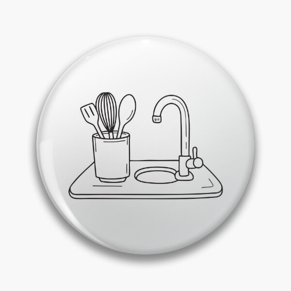 Item preview, A kitchen utensil holder sitting near the basin designed and sold by rasagamastore.
