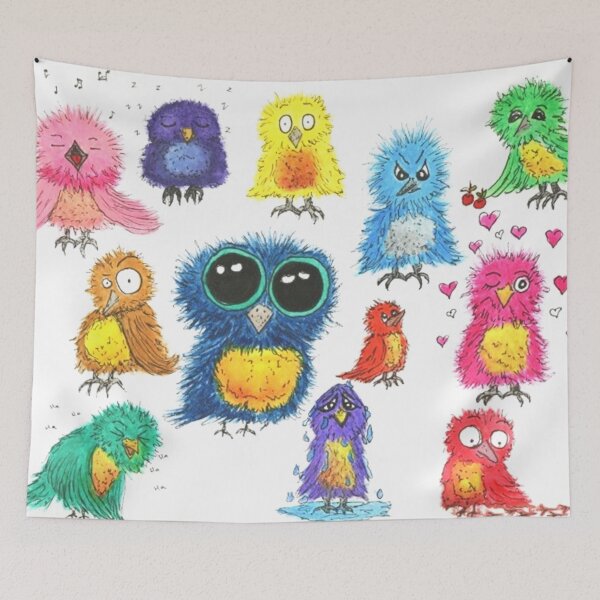 Item preview, Coloured Birds designed and sold by AussiAllison.