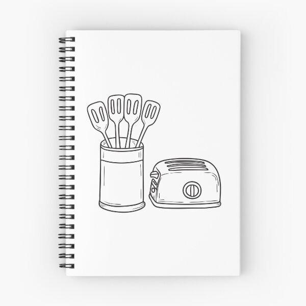 Item preview, Tongs sticking out from a utensil jar near a toaster designed and sold by rasagamastore.