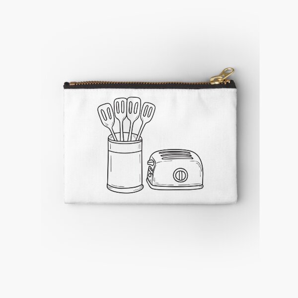 Item preview, Tongs sticking out from a utensil jar near a toaster designed and sold by rasagamastore.
