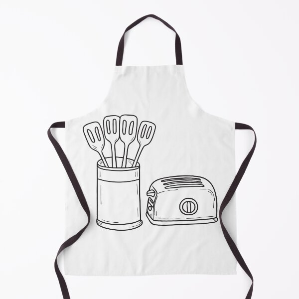 Item preview, Tongs sticking out from a utensil jar near a toaster designed and sold by rasagamastore.