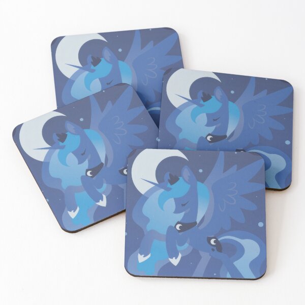Item preview, Nighttime Princess Lunar Guardian - Minimalist Vector Pony Art designed and sold by Billy Morfo™.