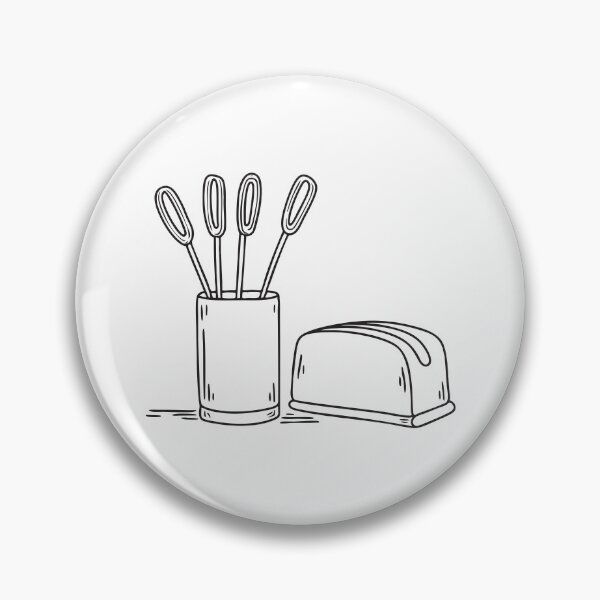 Item preview, A utensil holder with metal tongs beside a bread toaster designed and sold by rasagamastore.