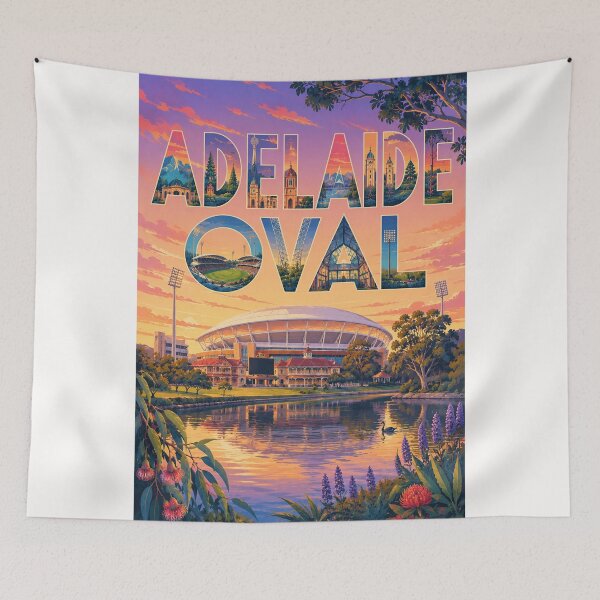 Item preview, Adelaide Oval South Australia River Torrens Landmark designed and sold by Places On Earth.